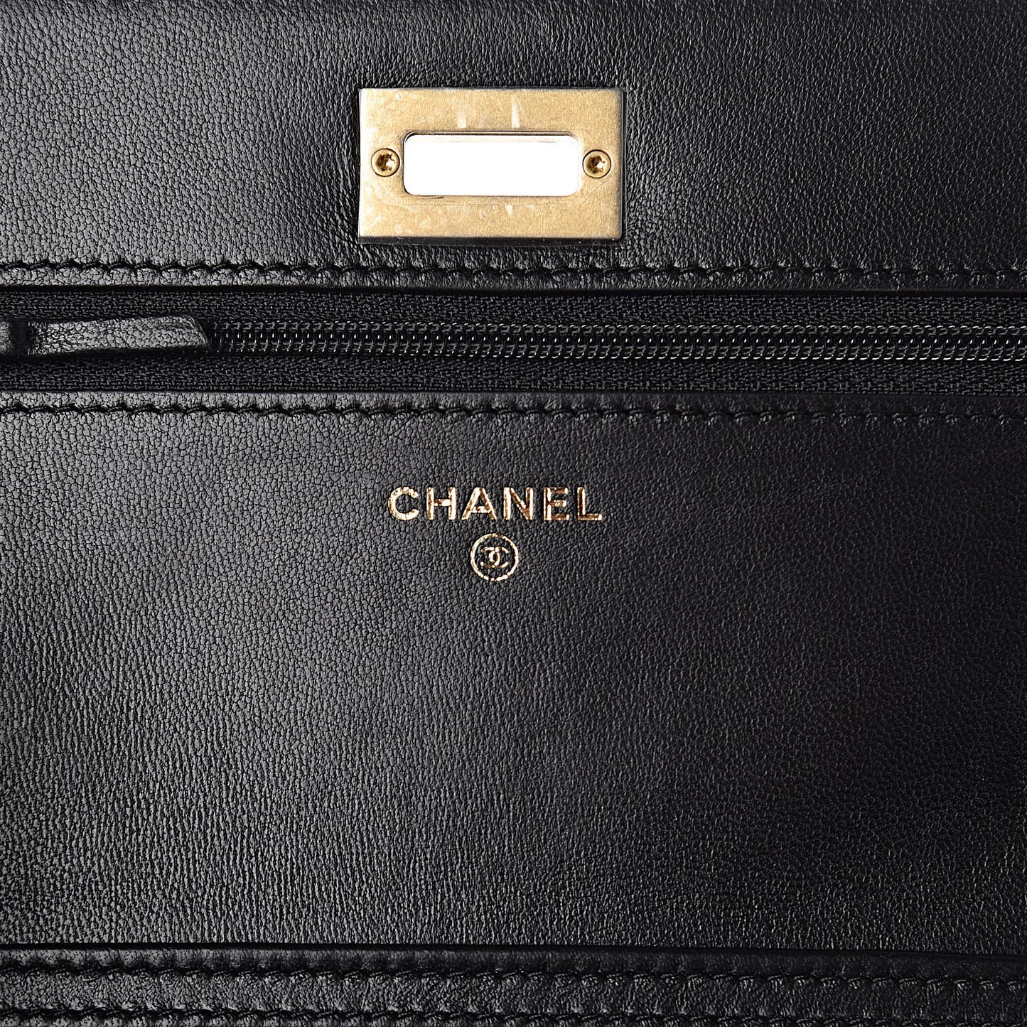 Lizard Reissue Wallet on Chain WOC Black