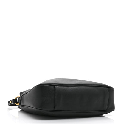 Gucci Softy Wonka Textured Dollar Calfskin Medium Diana Shoulder Bag Black 4 of 11