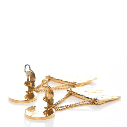 Chanel 2.55 Flap Clip On Earrings Gold 3 of 6