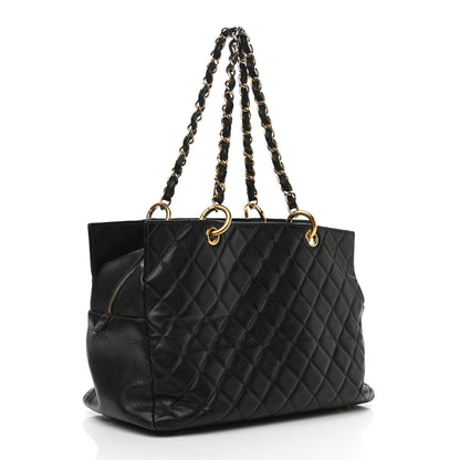 Chanel Caviar Quilted Grand Timeless Tote GTT Black 3 of 13