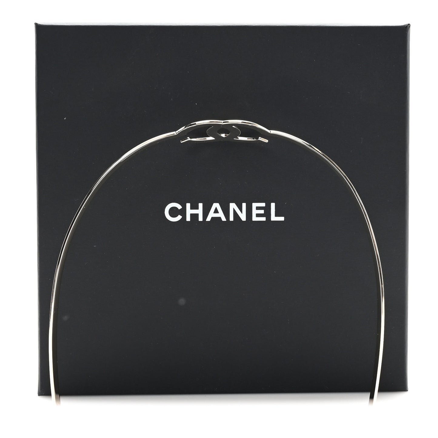 Metal CC Headband Light Gold