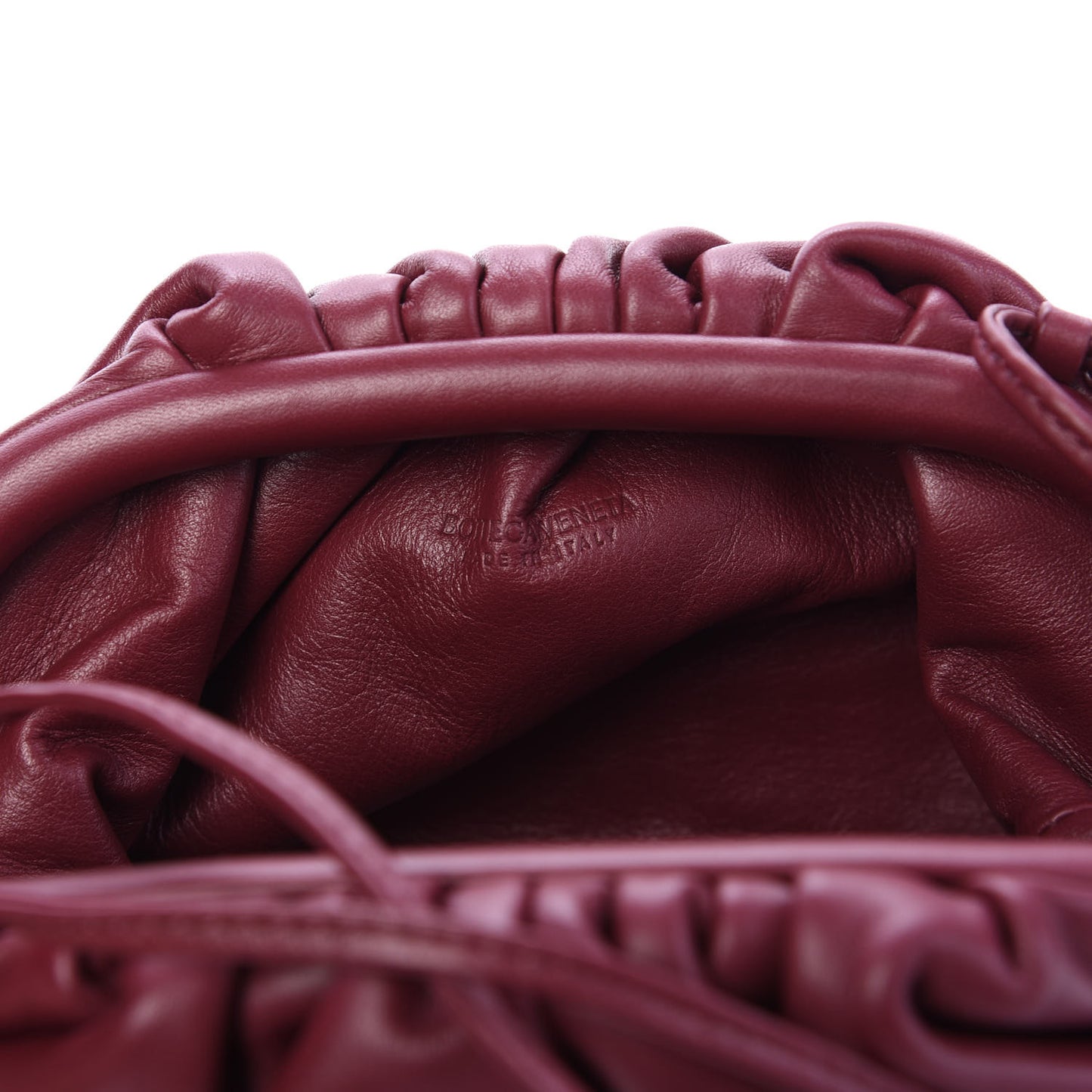 Butter Calfskin The Mini Pouch Bordeaux