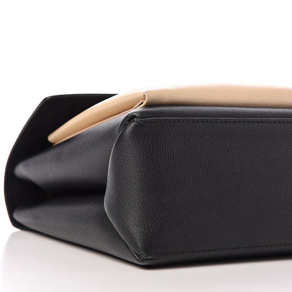 Louis Vuitton Soft Calfskin My Lockme Top Handle Vanille Black 6 of 10