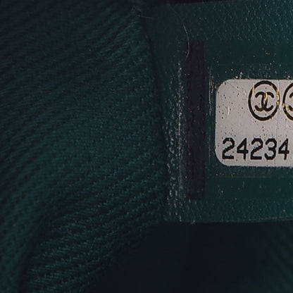 Chanel Caviar Quilted Small Coco Handle Flap Green 9 of 26