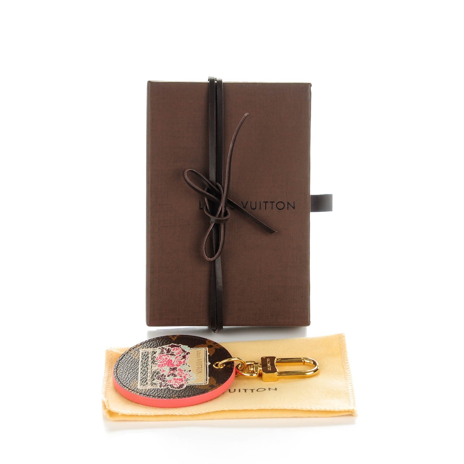 Louis Vuitton Monogram Illustre Posies Bag Charm 5 of 5