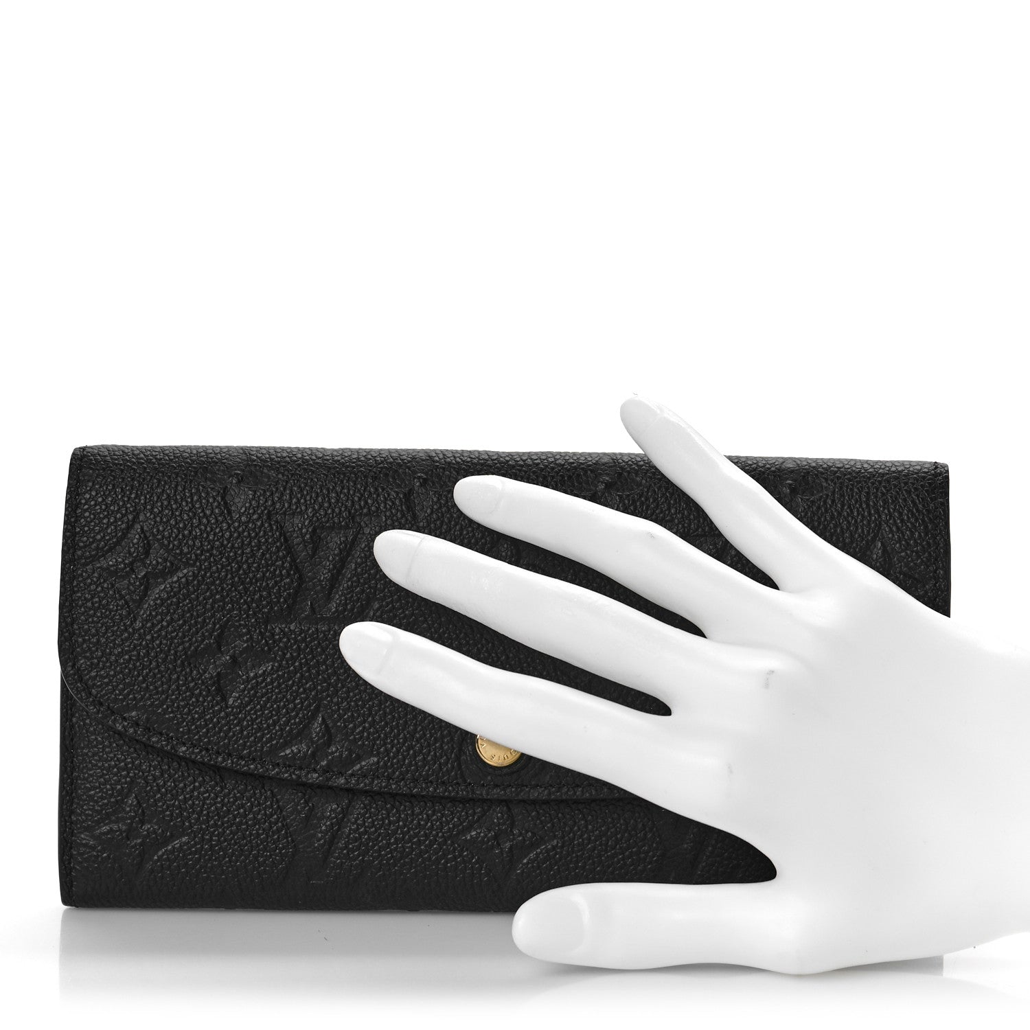 Louis Vuitton Empreinte Emilie Wallet Black Dune 2 of 8