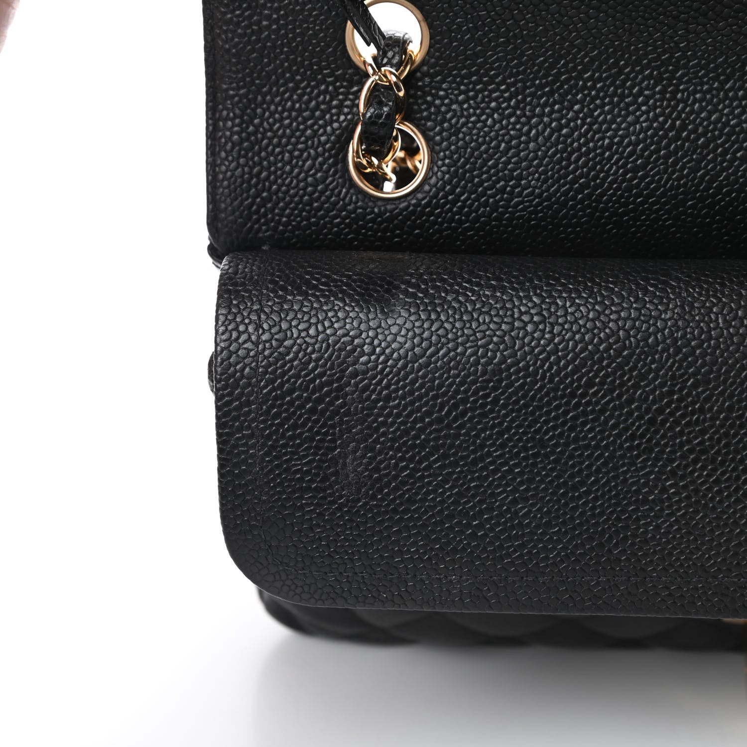 Chanel Caviar Quilted Medium Double Flap Black 14 of 16