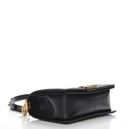 Chanel Lambskin Quilted Medium Boy Flap Black 4 of 9