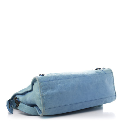 Balenciaga Agneau Classic Hardware City Turquoise 6 of 14