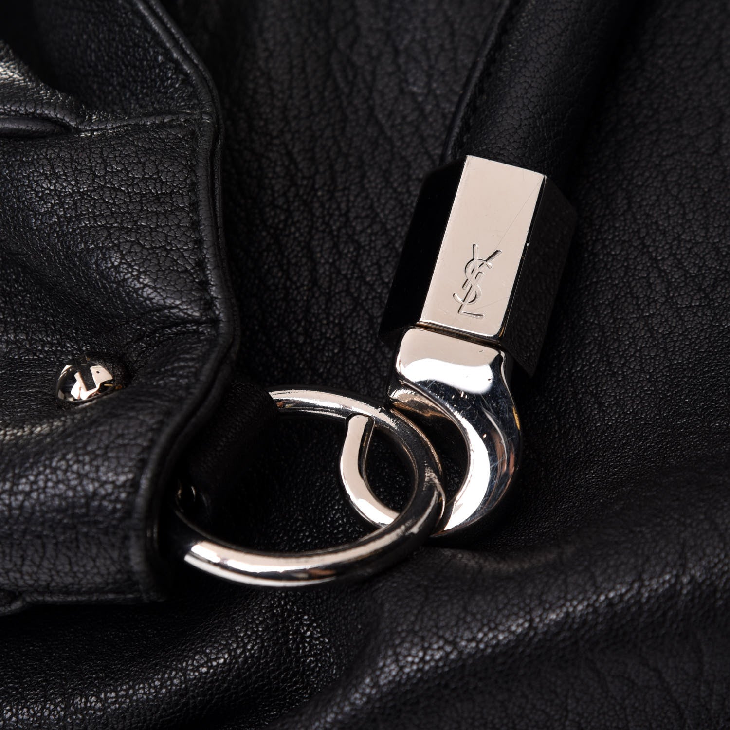 Saint Laurent Sheepskin Large Roady Hobo Black 7 of 9