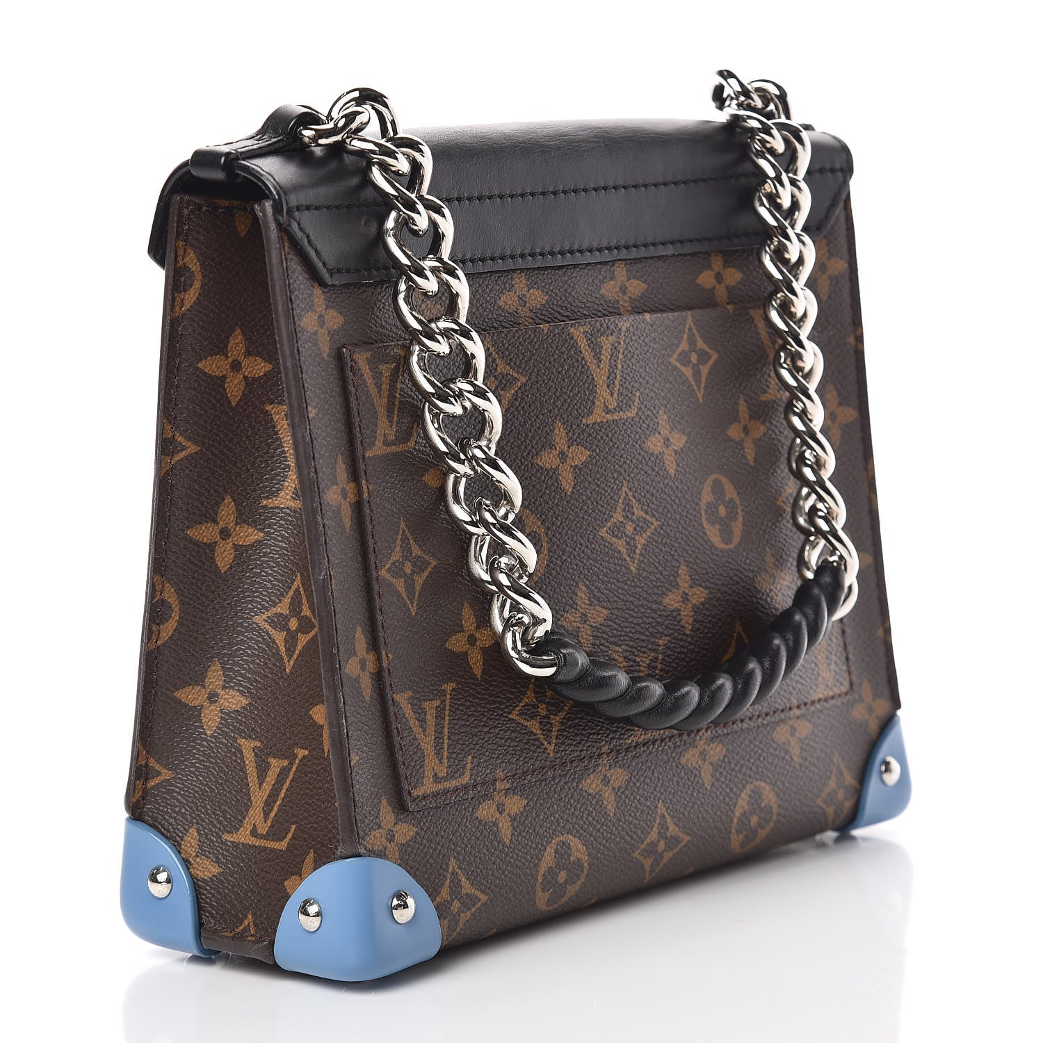 Louis Vuitton Monogram Tribal Chain Mask Pochette GM Black 3 of 9