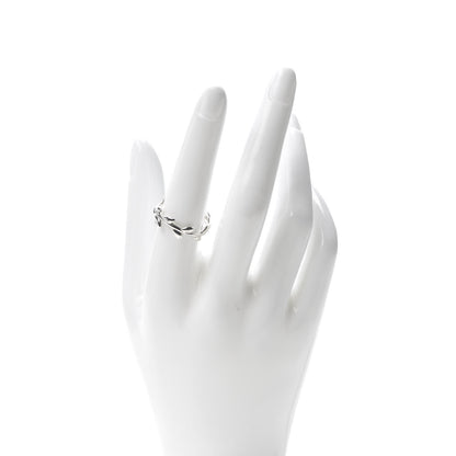 Tiffany Sterling Silver Paloma Picasso Narrow Olive Leaf Band Ring 57 8 2 of 4