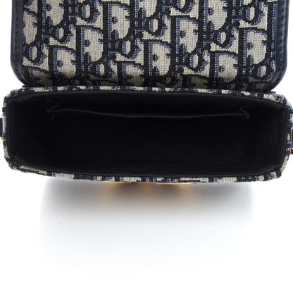 Christian Dior Oblique 30 Montaigne Box Bag Blue 5 of 11