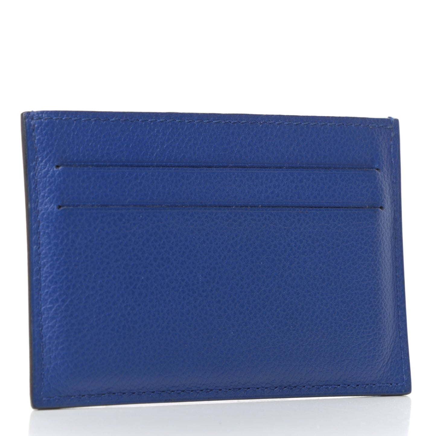 Evercolor Citizen Twill Card Case Bleu Royal Celeste Orange Poppy