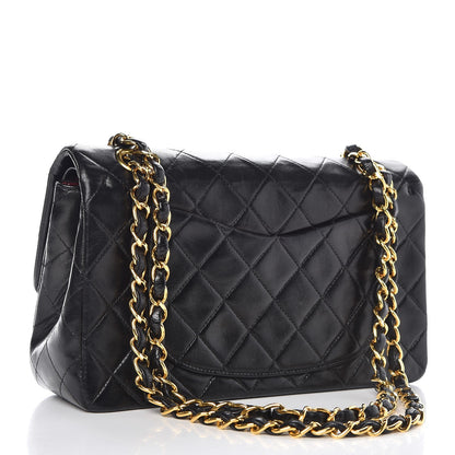 Chanel Lambskin Quilted Small Double Flap Black 3 of 9