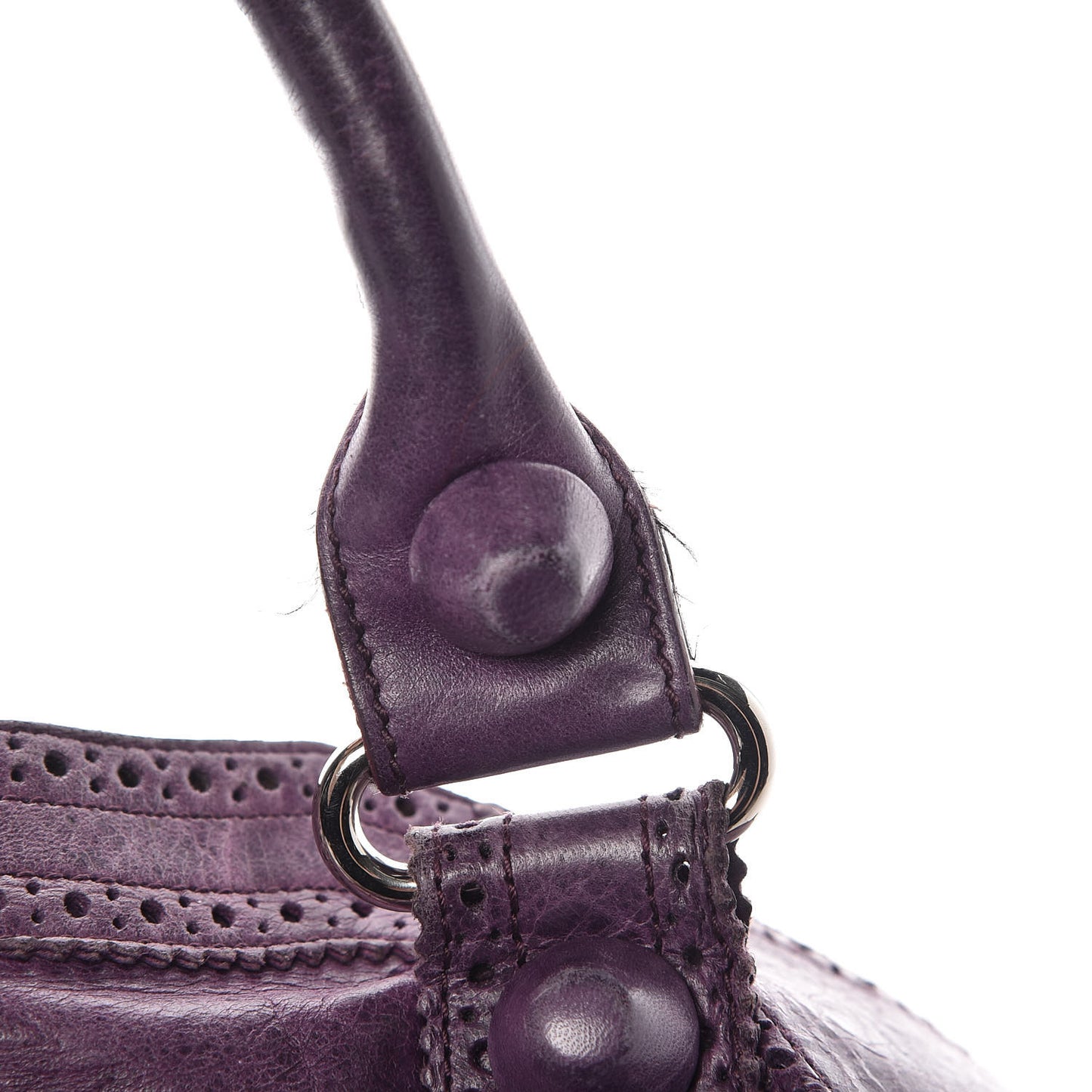 Agneau Giant Brogues Hardware City Raisin