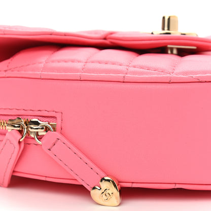 Chanel Lambskin Quilted CC In Love Heart Bag Pink 9 of 10