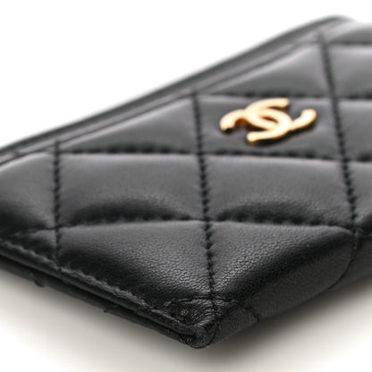 Chanel Lambskin Quilted Card Holder Black 9 of 11