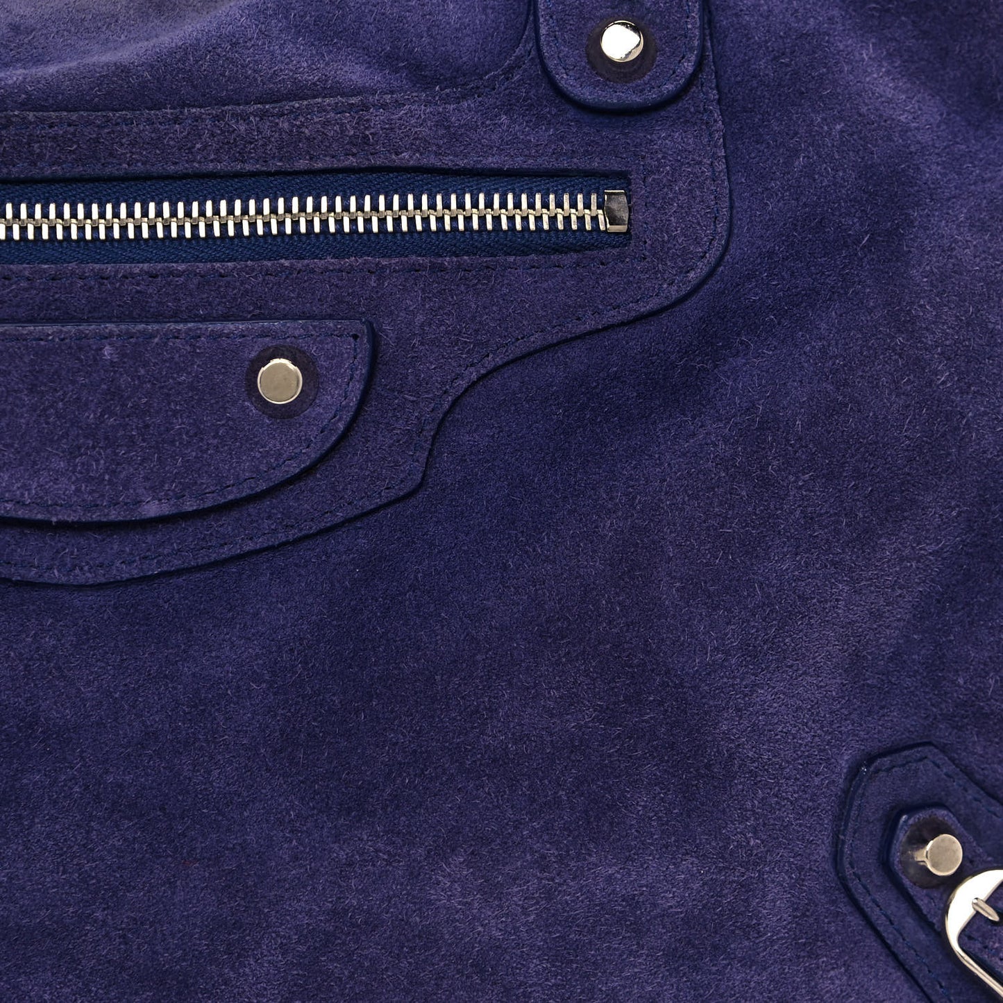 Baby Daim Suede Classic Hardware City Bleu Nuit