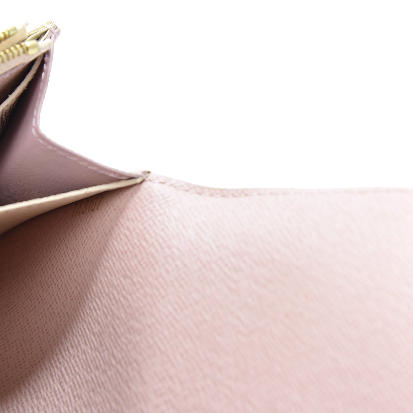 Damier Azur Emilie Wallet Rose Ballerine