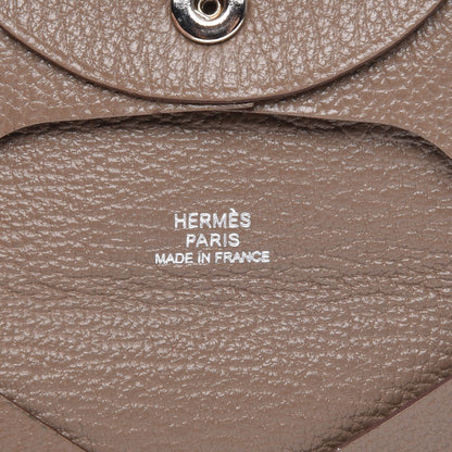 Hermes Chevre Mysore Bastia Coin Purse Etoupe 6 of 11