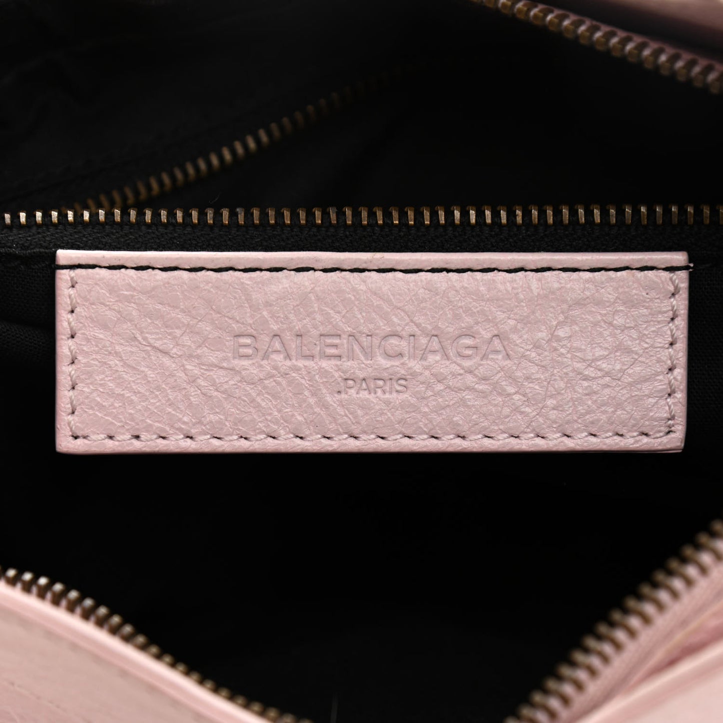Agneau Classic Hardware Hip Rose Poudre