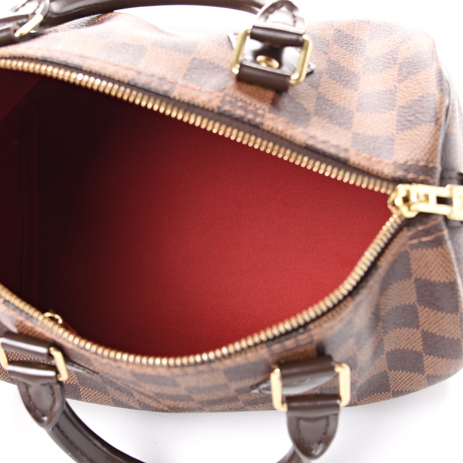 Louis Vuitton Damier Ebene Speedy Bandouliere 25 4 of 12