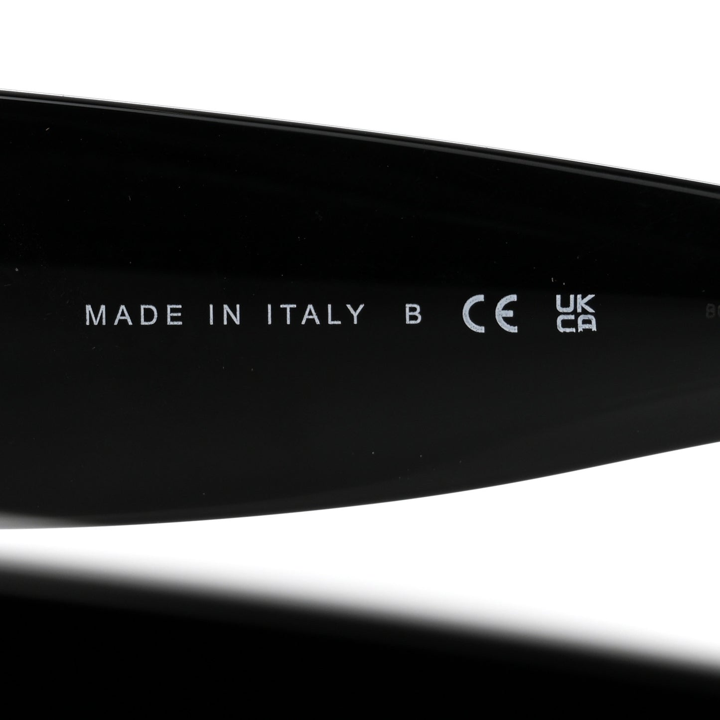 Acetate Rectangle Sunglasses 5435 Black