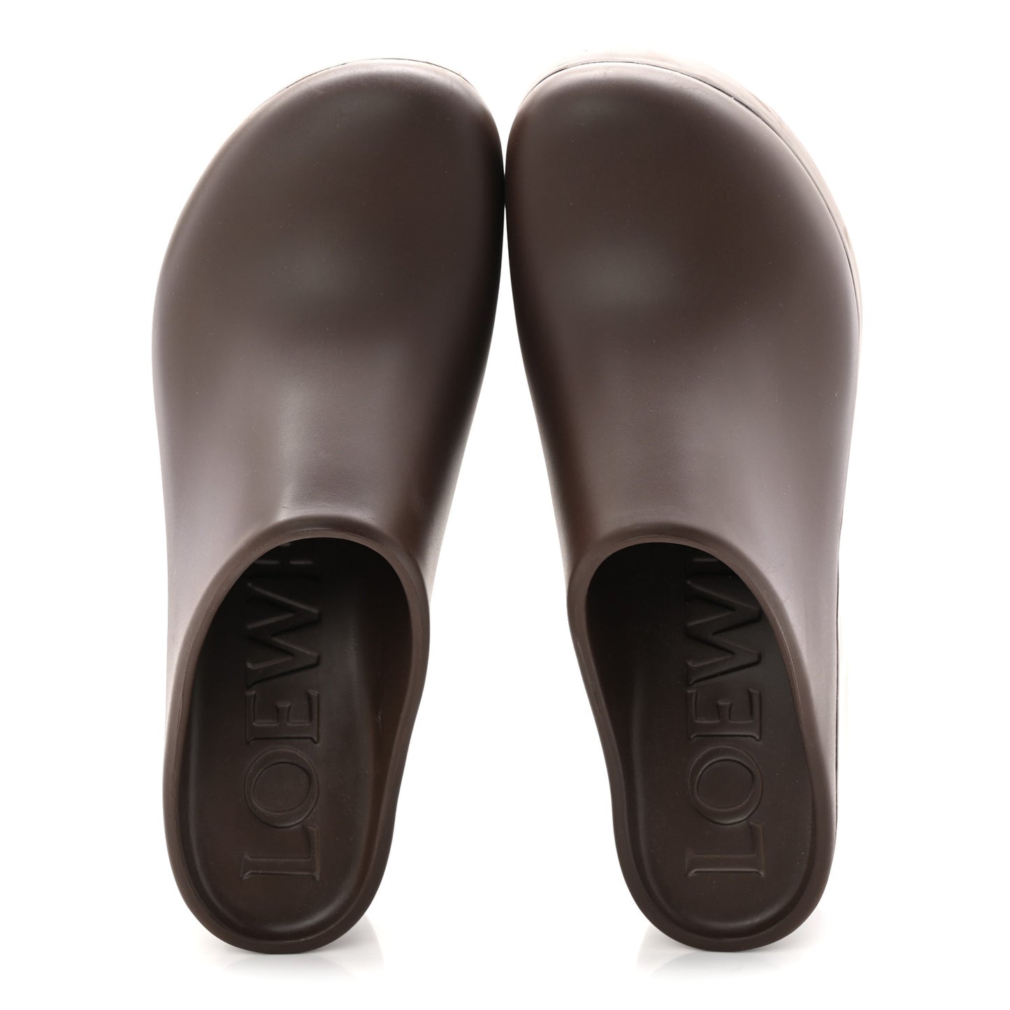 Foam Rubber Terra Clogs Sandals 38 Shitake