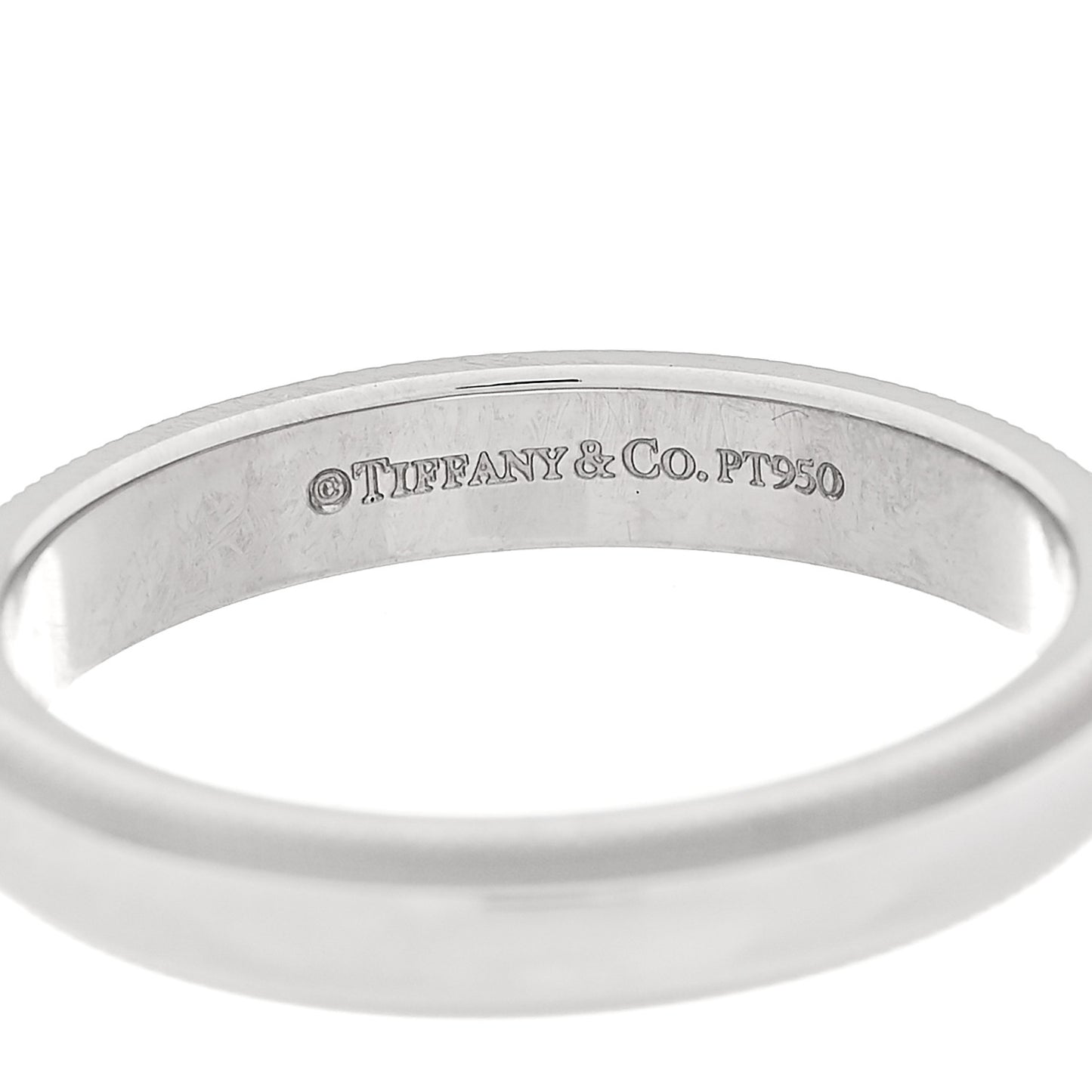 Platinum 3mm Together Milgrain Wedding Band Ring  51 5.75