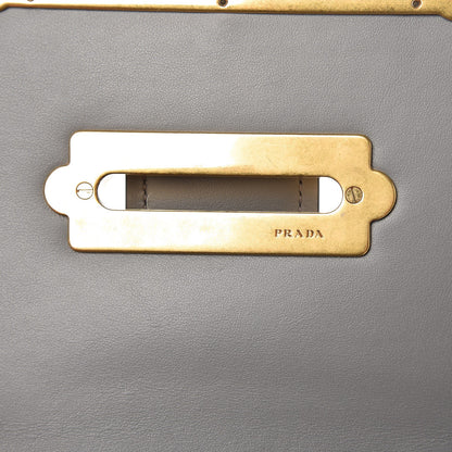 Prada City Calf Saffiano Cahier Bag Marmo 8 of 8