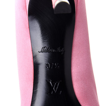 Louis Vuitton Satin Madeleine Pumps 37.5 Pink 8 of 10