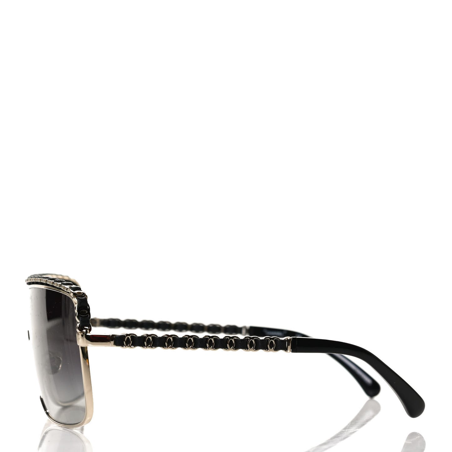 Metal Shield Sunglasses 71368 Grey
