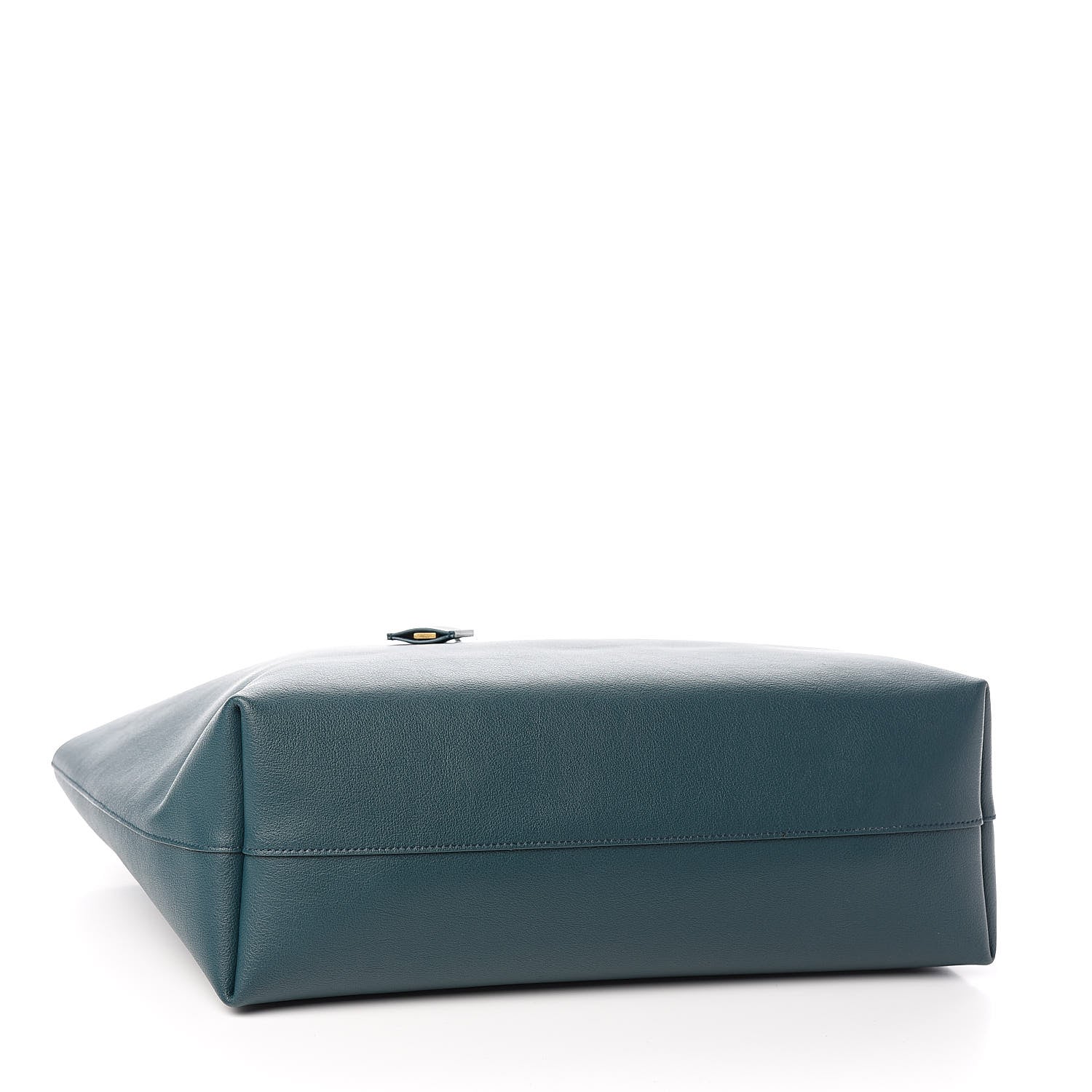 Saint Laurent Calfskin Large Shopping Tote Dark Turquoise 5 of 12