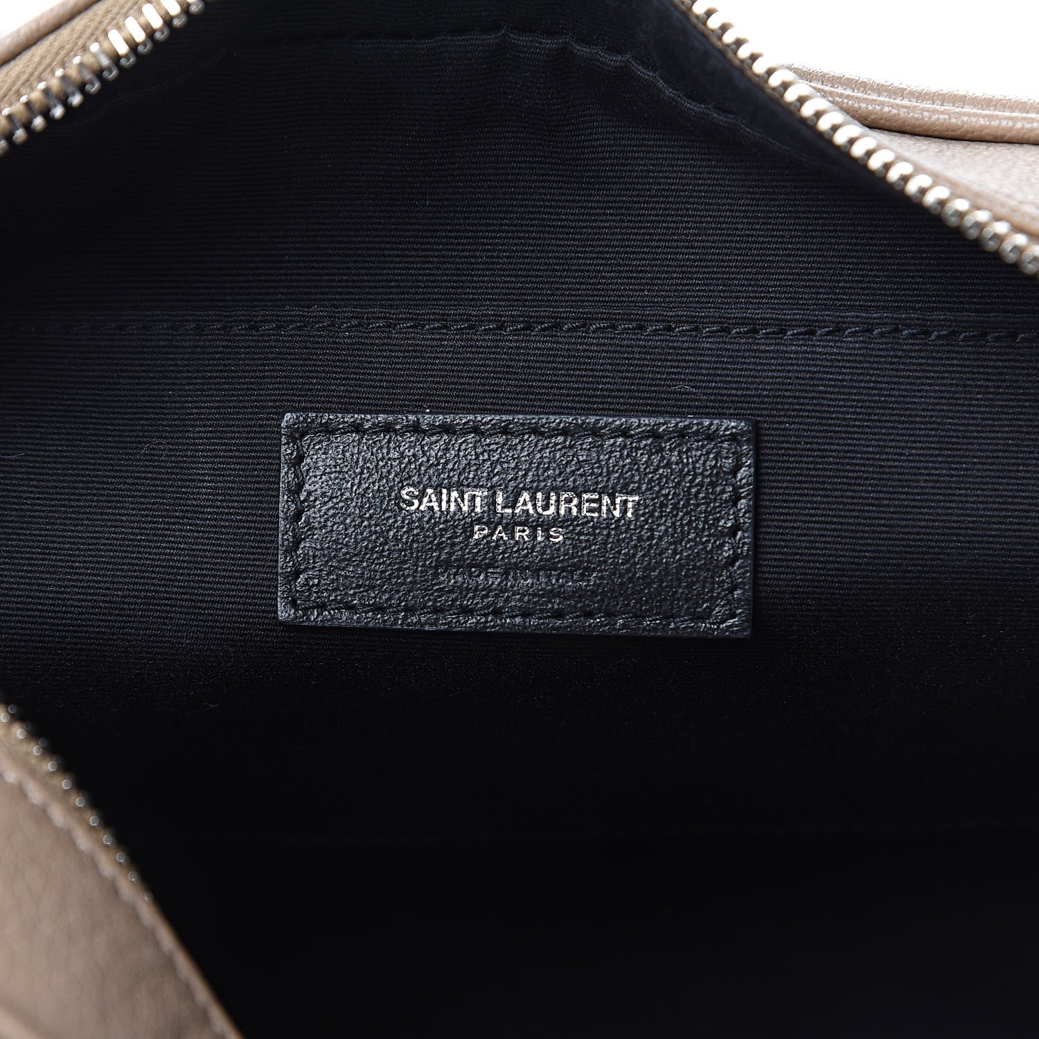 Saint Laurent Lambskin Monogram Small Lou Camera Bag Dark Beige 6 of 9