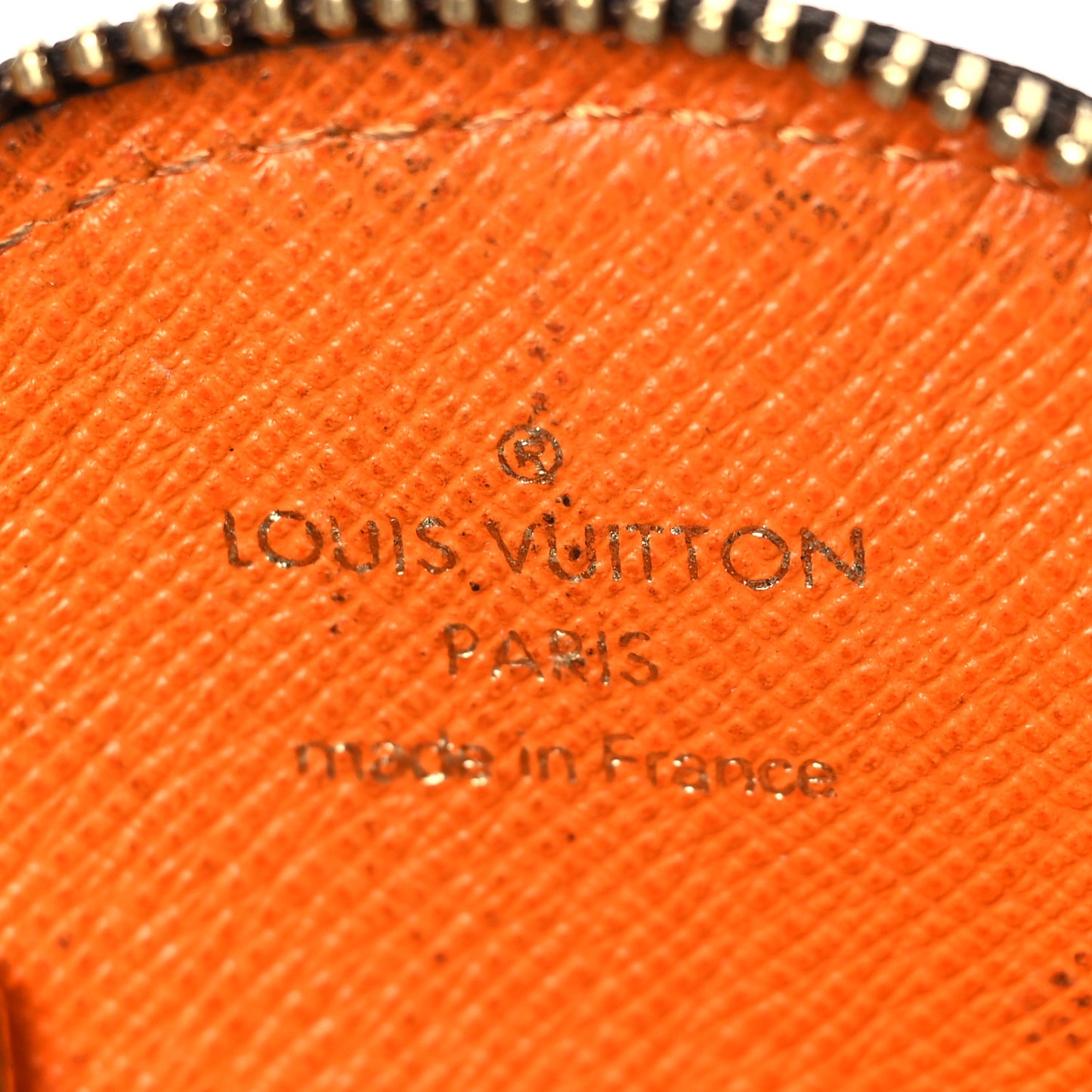 Monogram Groom Round Coin Purse