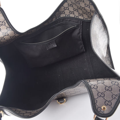 Gucci Crystal Monogram Large Joy Shoulder Bag Black 8 of 16