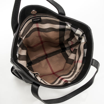 Burberry London Grainy Calfskin Tote Black 5 of 7