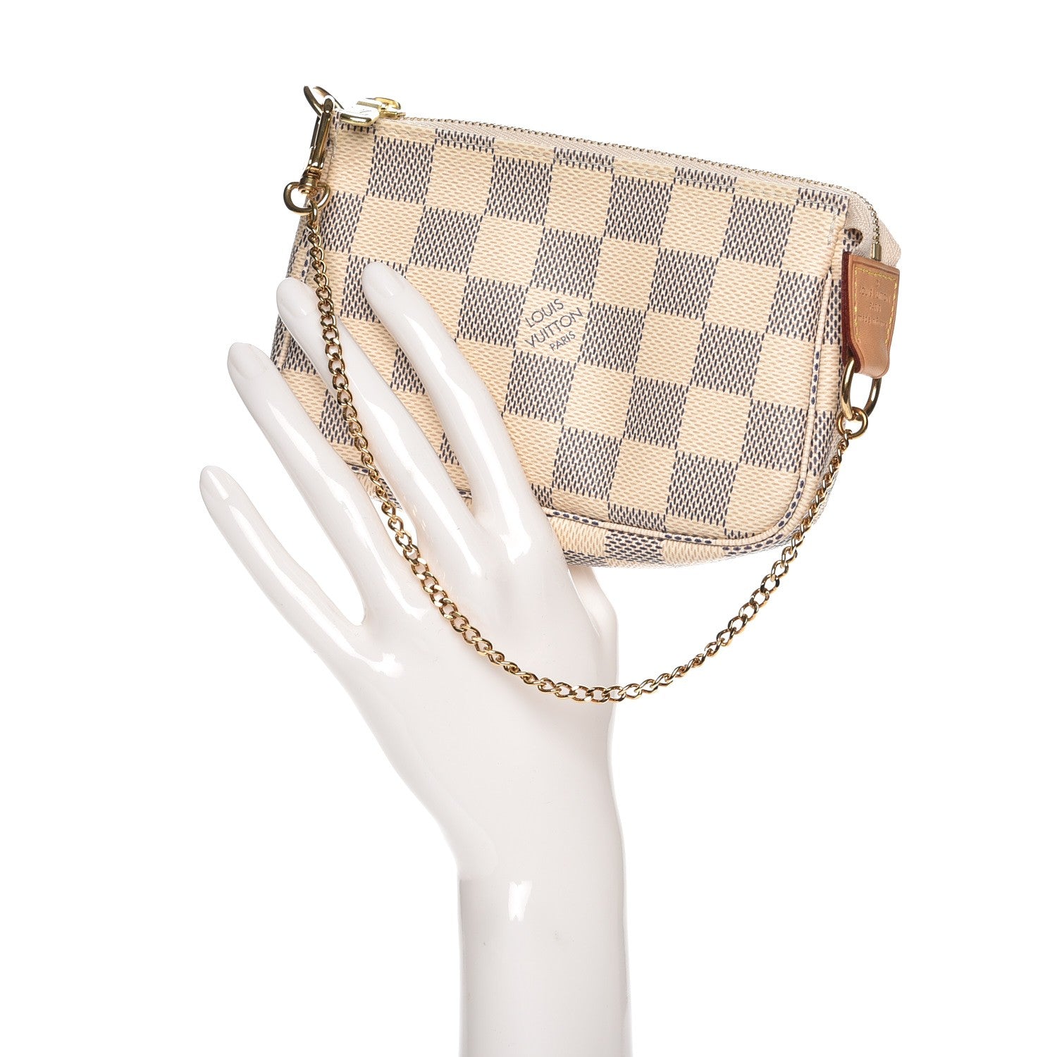 Louis Vuitton Damier Azur Mini Pochette Accessories 2 of 7