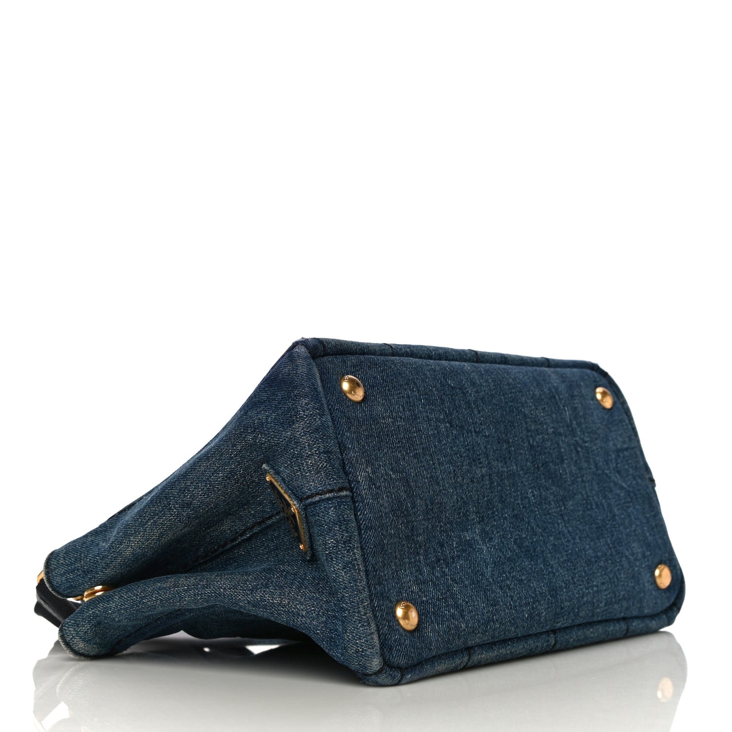 Denim Small Logo Tote Avio