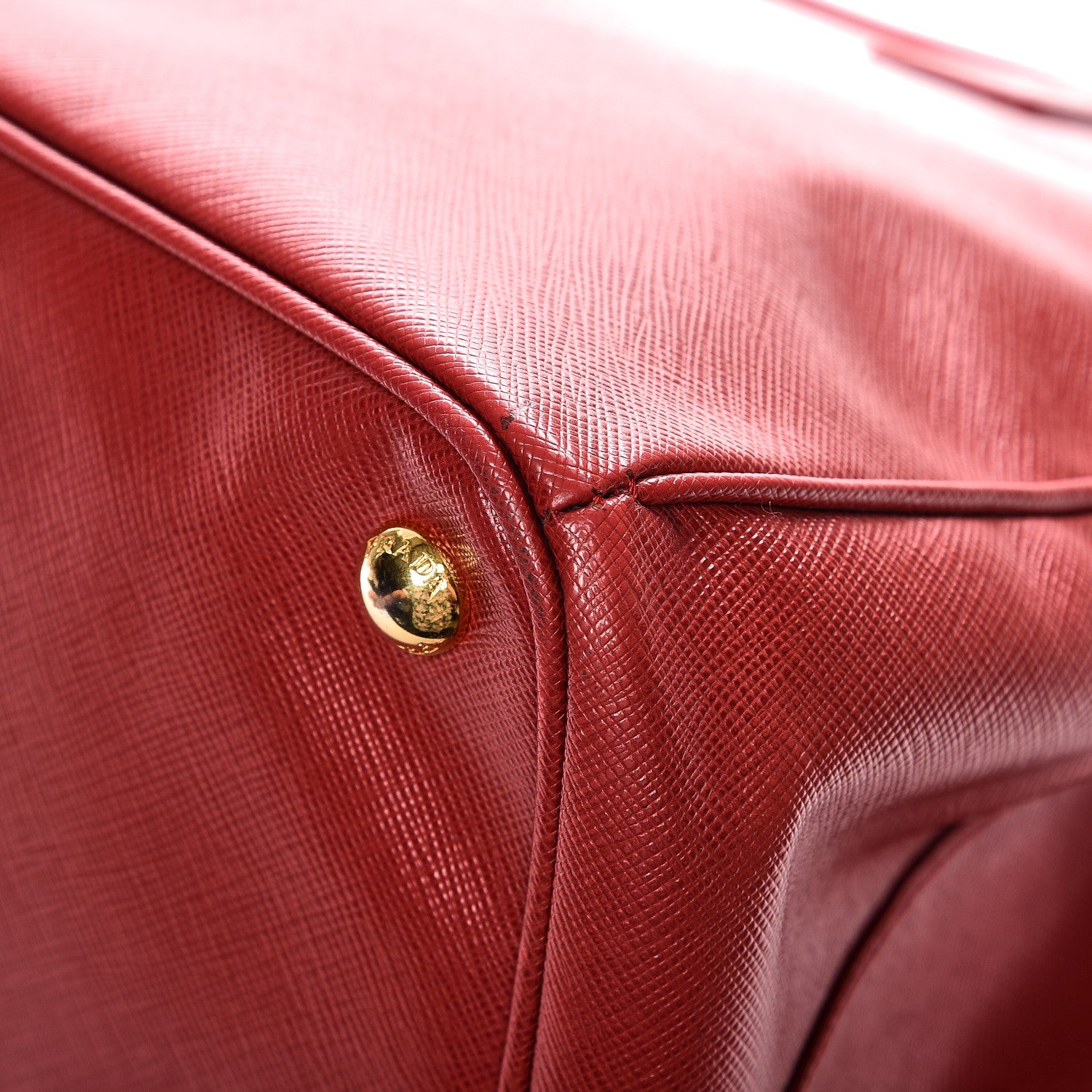Prada Saffiano Large Galleria Double Zip Tote Fuoco 12 of 12
