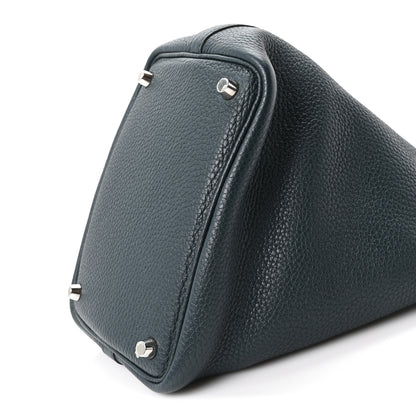 Hermes Taurillon Clemence Picotin Lock 18 PM Vert Cypress 10 of 10