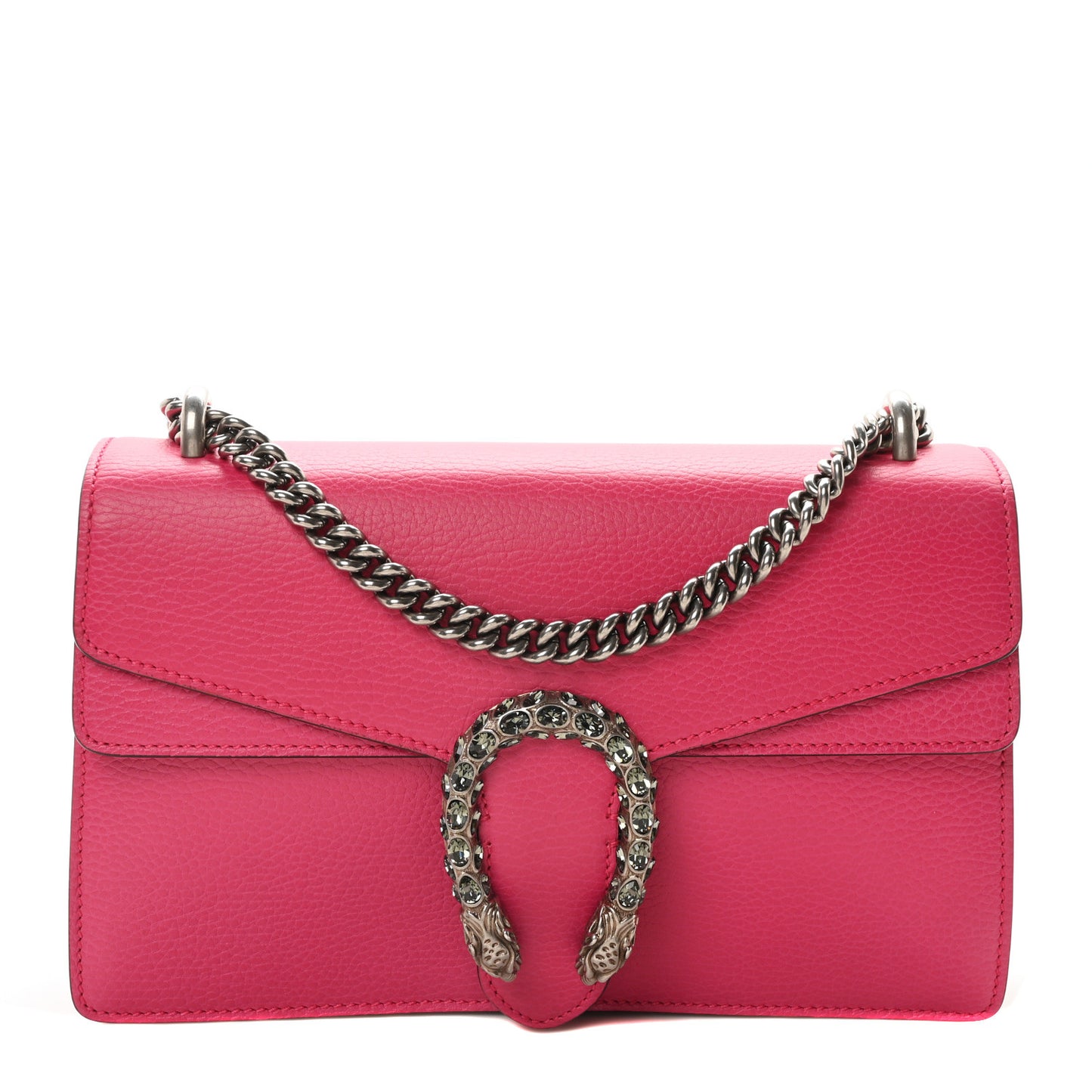 Dollar Calfskin Small Dionysus Shoulder Bag Box Pink
