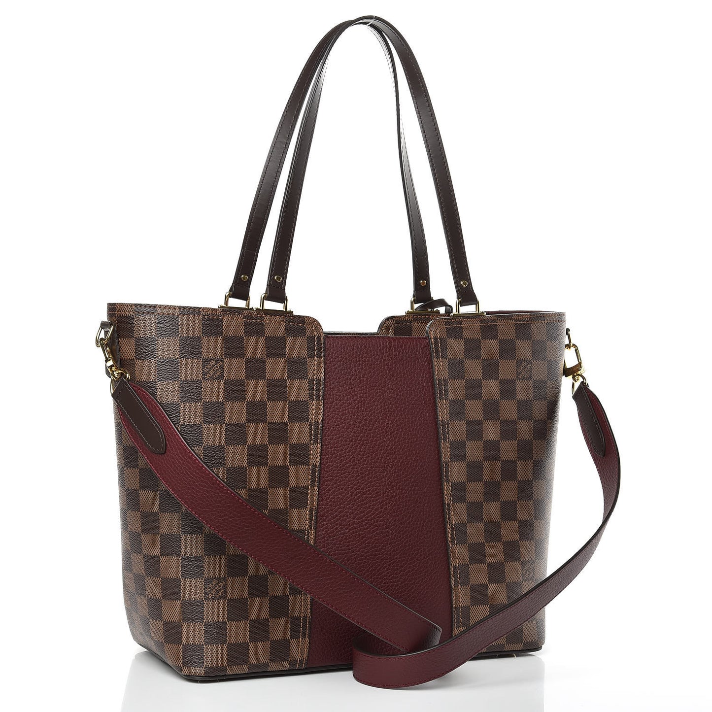 Damier Ebene Taurillon Jersey Bordeaux