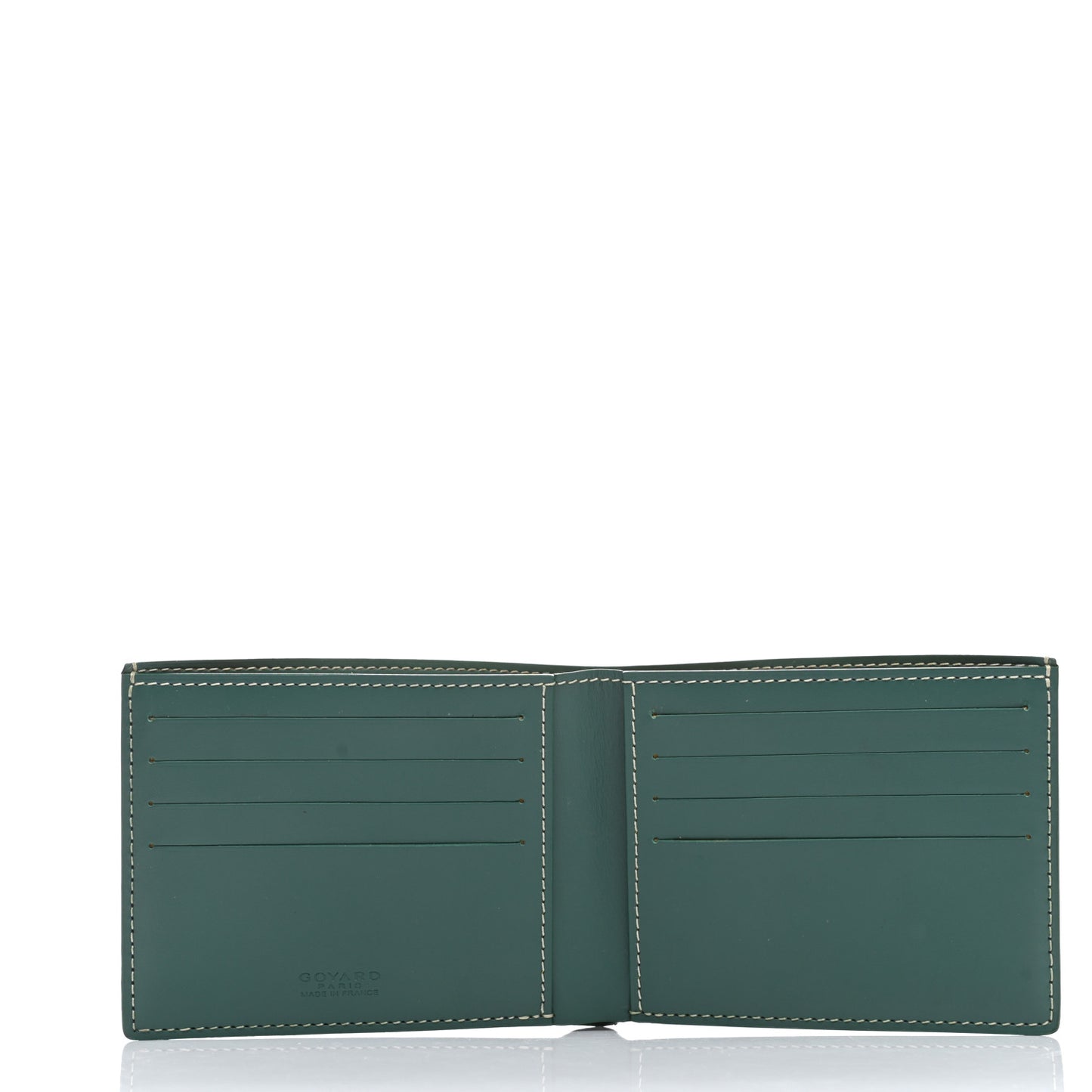 Goyardine Bifold Victoire Wallet Green