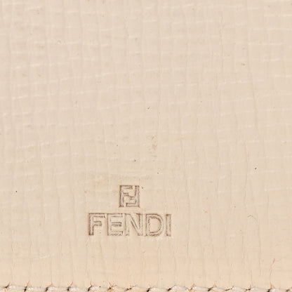 Fendi Zucca Spalmati Vitello Elite 6 Key Holder White 6 of 7
