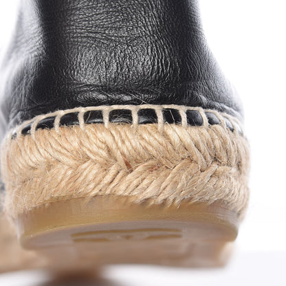 Chanel Lambskin CC Espadrilles 40 Black 11 of 12