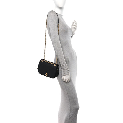 Chanel Caviar Diamond Stitched CC Medium Flap Bag Black 2 of 11