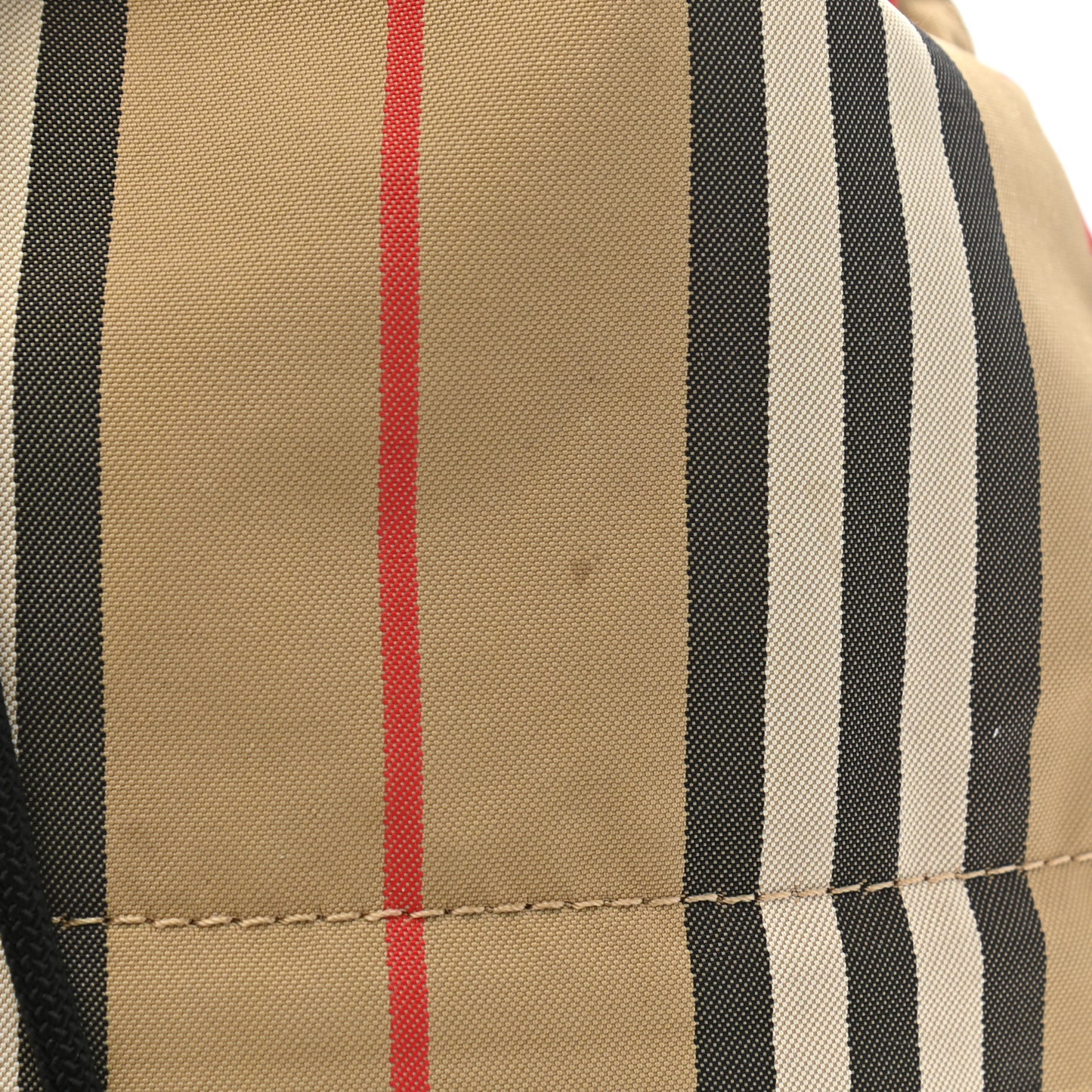Econyl Icon Stripe Phoebe Drawcord Pouch Archive Beige