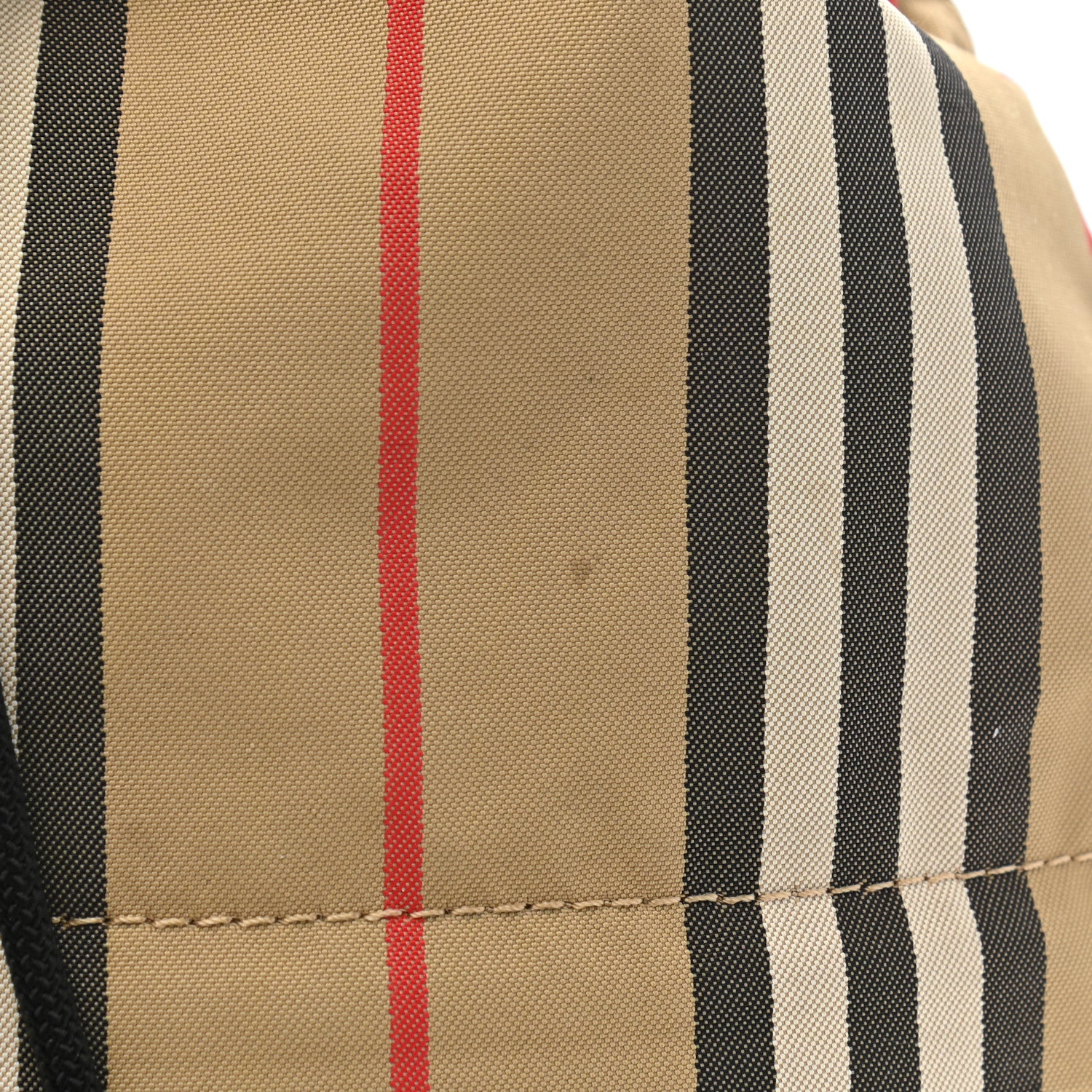 Burberry Econyl Icon Stripe Phoebe Drawcord Pouch Archive Beige 11 of 12